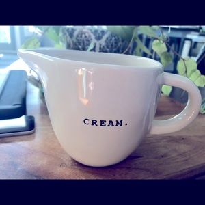 RAE DUNN - Typewriter Font “Cream”